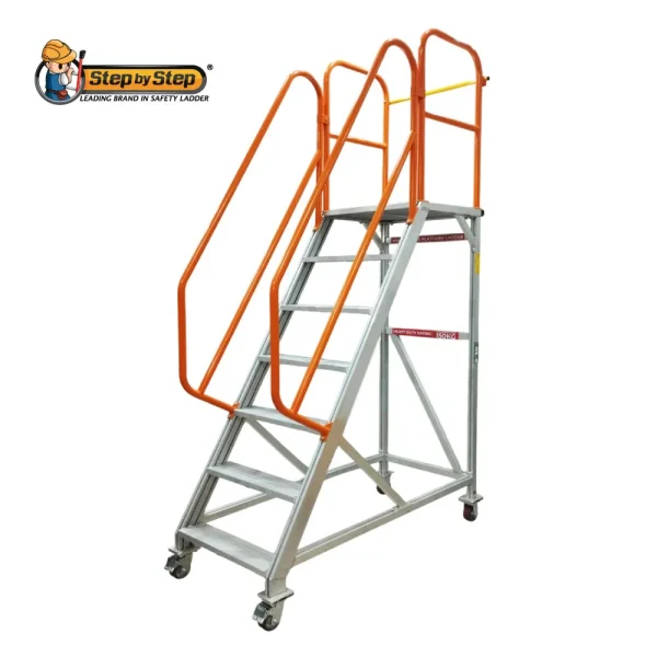 Aluminium Safety Ladder Trolley