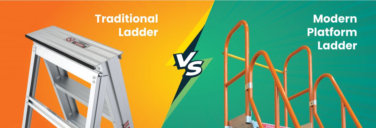 Partner Ladder Traditional vs Modern Platform Ladders - Expert in Safety Ladder - OEM ...